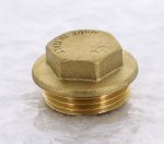Заглушка резьбовая латунная Uni-Fitt 1" НР 608G4000