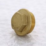 Заглушка резьбовая латунная Uni-Fitt 1" НР 608G4000