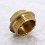 Заглушка резьбовая латунная Uni-Fitt 1" НР 608G4000