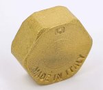 Заглушка резьбовая латунная Uni-Fitt 1" ВР 607G4000