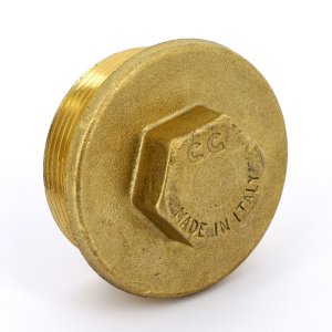 Заглушка резьбовая латунная Uni-Fitt 2" НР 608G7000