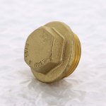 Заглушка резьбовая латунная Uni-Fitt 3/4" НР 608G3000