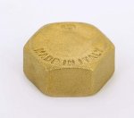 Заглушка резьбовая латунная Uni-Fitt 3/4" ВР 607G3000