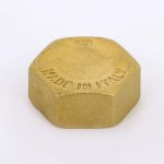 Заглушка резьбовая латунная Uni-Fitt 3/4" ВР 607G3000