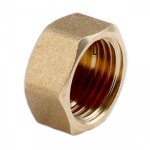 Заглушка резьбовая латунная Uni-Fitt 3/8" ВР 607G1000