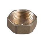 Заглушка резьбовая латунная Uni-Fitt 3/8" ВР 607G1000