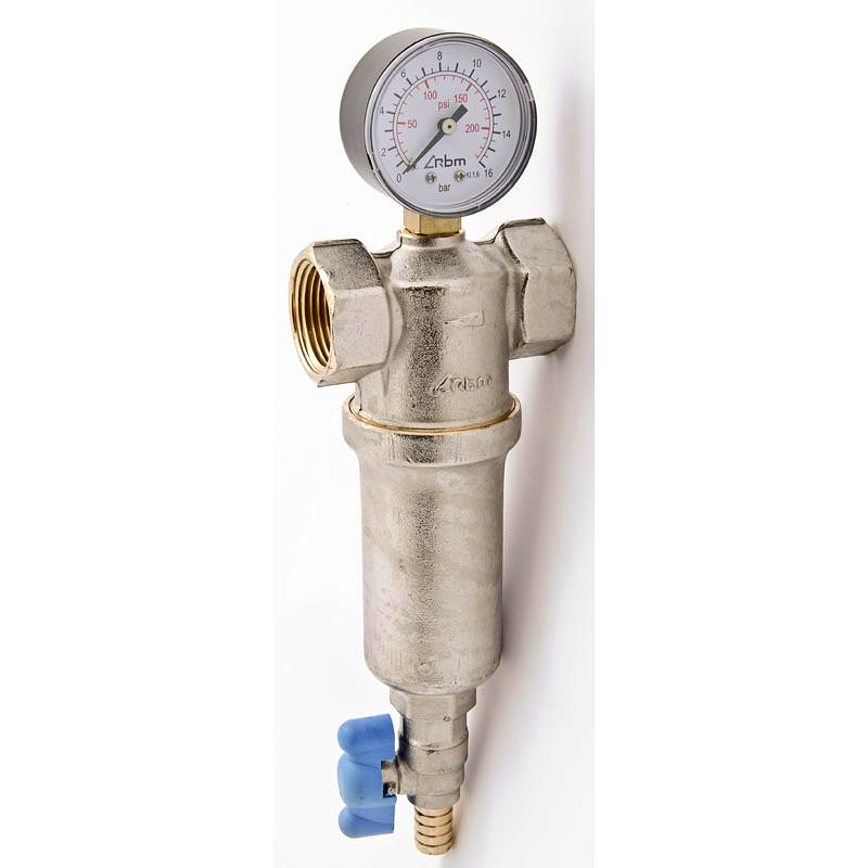 Фильтр латунный с манометром RBM 1\" 1/4 - купить недорого в интернет ...