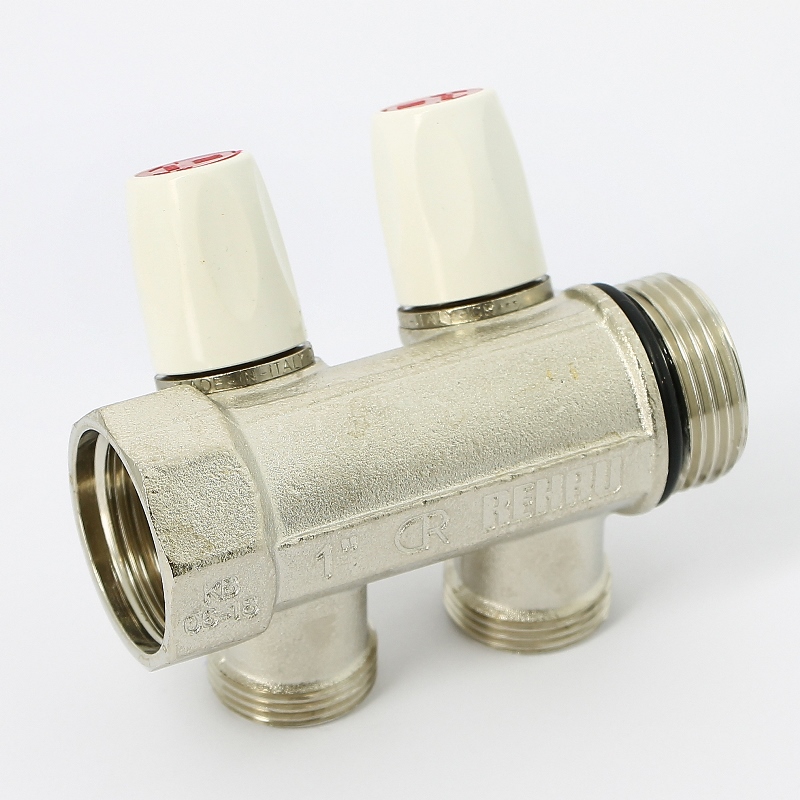 Коллектор распределительный Rehau RAUTITAN MX c вентилями 1\" x 3/4\"EK 2 ...