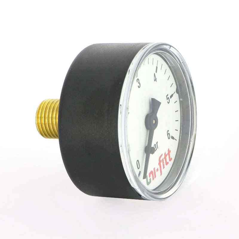 Манометр аксиальный Uni-Fitt 1/4\" 6 бар 63 мм - купить недорого в ...