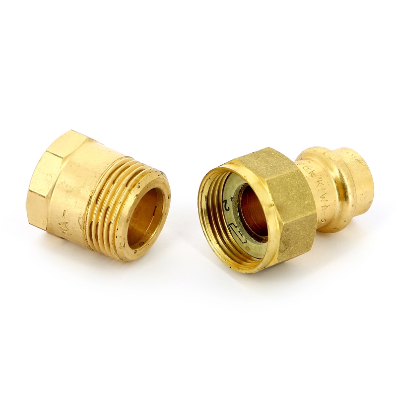 Муфта IBP пресс бронзовая с разъемным соединением 15x1/2" ВР - купить ...