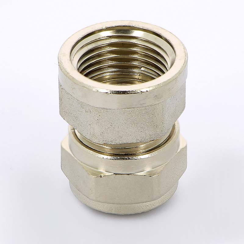 Муфта обжимная Uni-Fitt 16x1/2\" ВР никелированная - купить недорого в ...