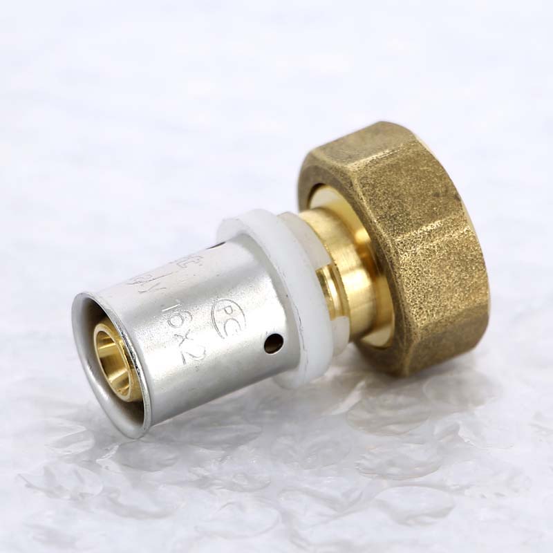 Муфта пресс Uni-Fitt 16x3/4" ВР евроконус с накидной гайкой - купить ...