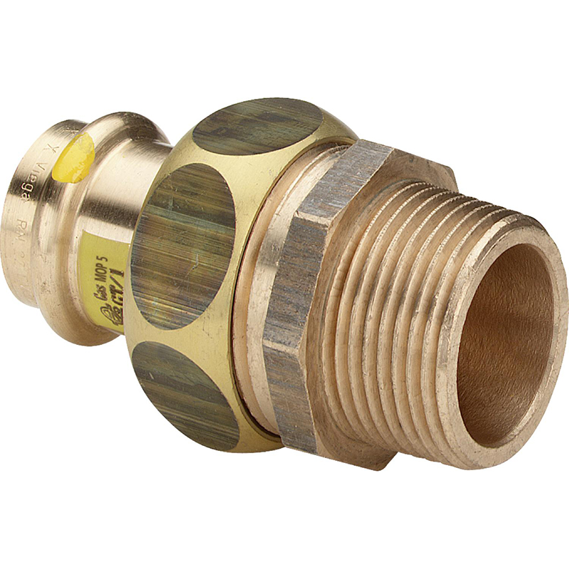 Муфта Viega Profipress G разъемная бронзовая для газа 28x1\" НР - купить ...