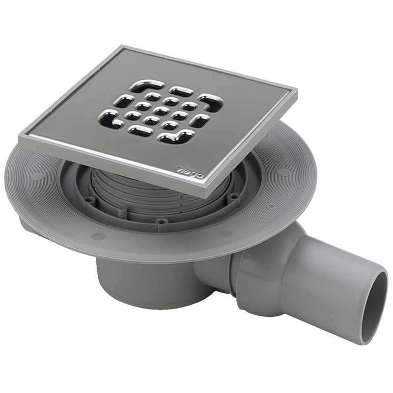 Трап Viega Advantix 4935.2 горизонтальный 50 мм решетка 150-150 мм ...