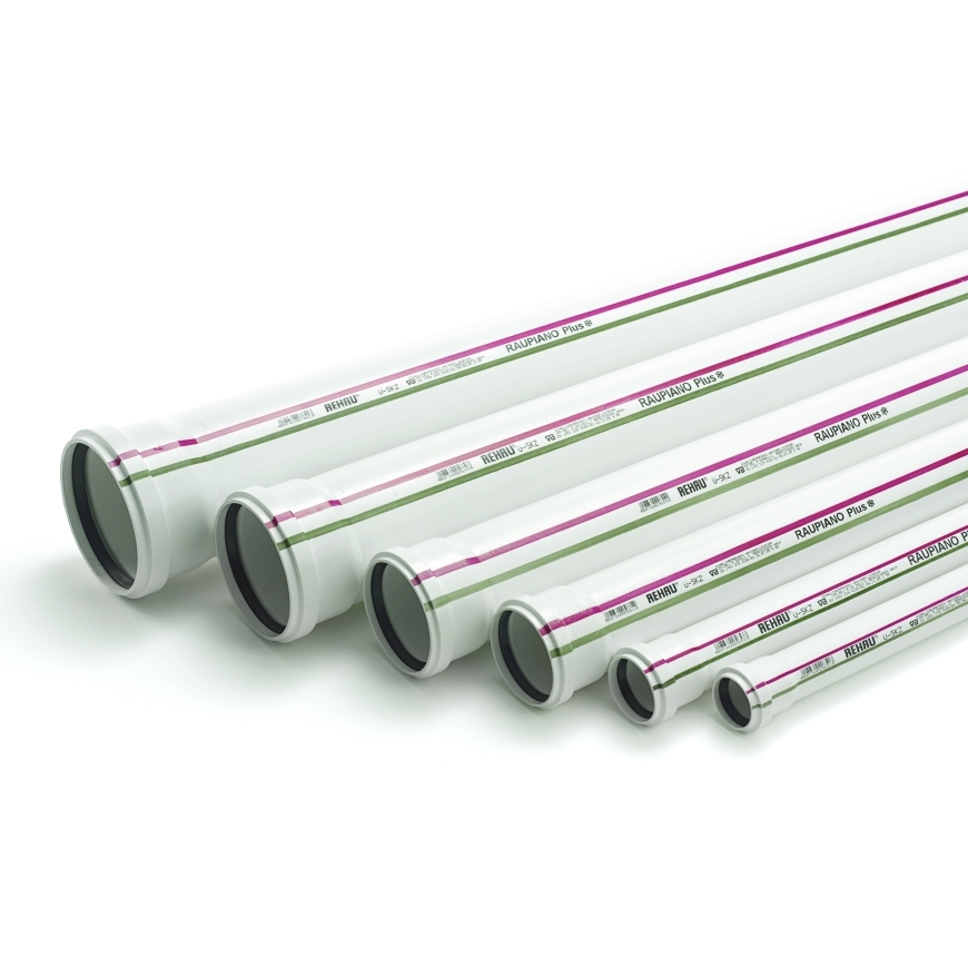 Труба для систем внутренней канализации Rehau Raupiano Plus 50-500 мм ...