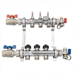 Коллектор для теплого пола с расходомерами REHAU HKV-D 2 выхода нерж. сталь
