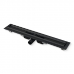 Душевой лоток Alca Plast APZ101BLACK 1450 мм без решётки черный матовый