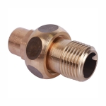 Сгон под пайку Sanha 18x1/2" ВП-HР с плоским уплотнением 4331g бронза