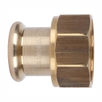 Американка прессовая Sanha 15x3/4" ВПр-ВР с плоским уплотнением 8359G бронза