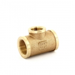 Тройник Effebi В 3/4" x 1/2" x 3/4" бронза
