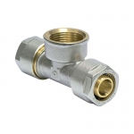 Тройник обжимной ВР Comisa 20 мм - 1/2" - 20 мм