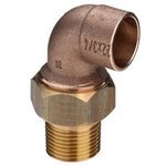 Американка угловая под пайку 18х3/4" НР Viega