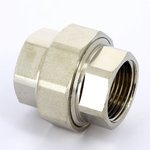 Американка Uni-Fitt 1" ВР с прокладкой O-ring никелированное