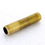 Сгон резьбовой латунный Uni-Fitt 1" НР 150 мм