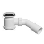 Сифон для поддона McAlpine MRS2CL-CB (выпуск 70 мм) 50/60-1"1/2 h92 мм с трубкой 40/50 (тип кнопка)