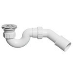 Сифон для поддона трубный McAlpine MRS1 (выпуск 70 мм) 40- 1"1/2" h104 мм с коленом Dn40-50 мм