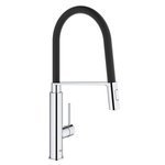 Смеситель для кухни GROHE Concetto с профессиональной лейкой хром/черный