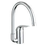 Смеситель для кухни GROHE Euroeco с высоким изливом хром