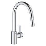 Смеситель для кухни GROHE Eurosmart Cosmopolitan высокий выдвижной излив хром