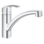 Смеситель для кухни GROHE Eurosmart new с низким изливом и ограничением расхода воды хром
