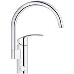 Смеситель для кухни GROHE Eurosmart new с высоким изливом хром