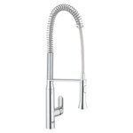 Смеситель для кухни GROHE K7 с высоким изливом хром