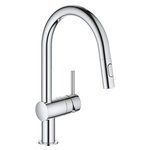 Смеситель для кухни GROHE Minta с выдвижным изливом хром