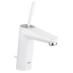 Смеситель для раковины GROHE Eurodisc Joy с донным клапаном M SIZE белая луна