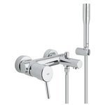 Смеситель для ванны GROHE Concetto с душевым гарнитуром хром