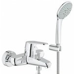 Смеситель для ванны GROHE Eurodisc Cosmopolitan с душевым гарнитуром хром