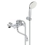 Смеситель для ванны универсальный GROHE Costa S с душевым гарнитуром New Tempesta 100 хром