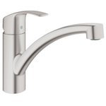 Смеситель дя кухни GROHE Eurosmart с низким изливом суперсталь