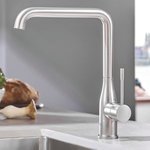Смеситель Grohe Essence New для мойки однорычажный L- излив