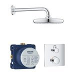 Душ встраиваемый GROHE Grohtherm с Tempesta 210  квадрат без ручного душа
