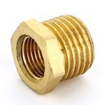 Футорка резьбовая латунная Uni-Fitt 1/4"x1/8" ВН