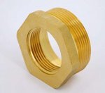 Футорка резьбовая латунная Uni-Fitt O-ring2"x1"1/4 ВН