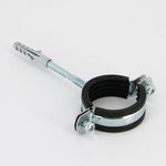 Хомут Uni-Fitt 1"1/2 (47-52 мм) с резиновым уплотнителем шпилькой и дюбелем