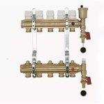 Коллекторная группа из латуни Imperial 1"x3/4" ЕК 5 выходов