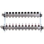 Коллекторная группа Uponor Smart S с расходомерами 3/4"х11 евроконус