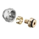 Концовка Oventrop Cofit S 16 - 3/4" НГ никель